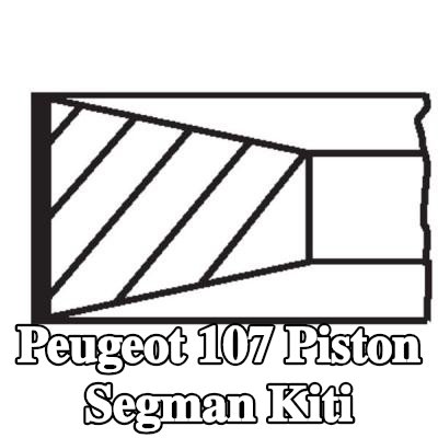 MAHLE Piston Segman Kiti — Peugeot 107