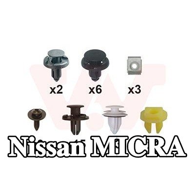 VAN WEZEL طقم التثبيت، واقي الطين — Nissan Micra