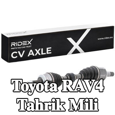 RIDEX Tahrik mili Ön Aks Sol, 625mm — Toyota Rav4