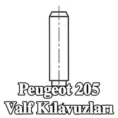 FRECCIA Valf Kılavuzları — 1997 Peugeot 205
