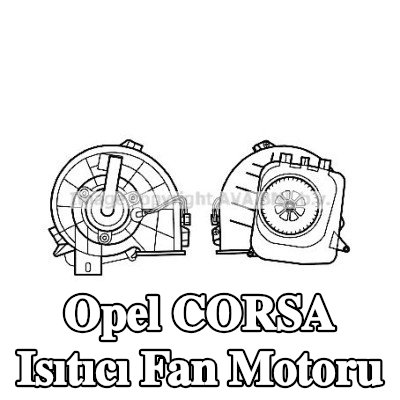 PRASCO Isıtıcı fan motoru — 2003 Opel Corsa