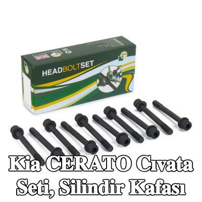 BGA Cıvata Kiti, silindir kafası M10 — 2008 Kia Cerato