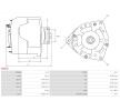 AS-PL Alternatör 110A — 2008 Kia Sedona (5)