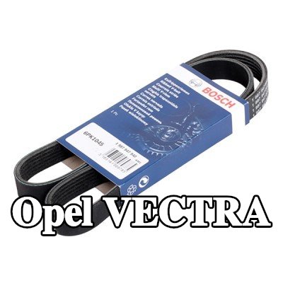 BOSCH حزام سيربنتين 1045mm, Number of ribs: 6 — Opel Vectra