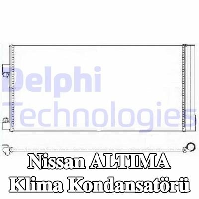 DELPHI Kurutuculu klima kondansatörü — Nissan Altima