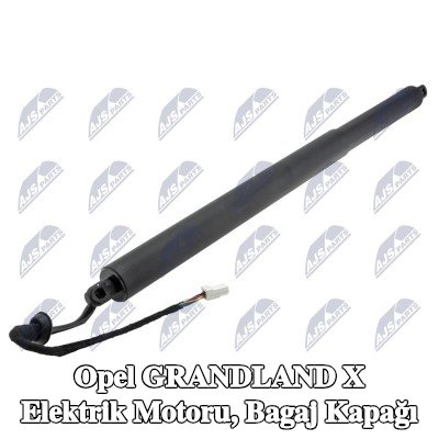 NTY Elektrik motoru, bagaj kapağı — Opel Grandland X