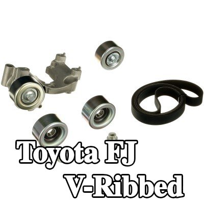 GATES مجموعة أحزمة V-Ribbed Micro-V Kit — Toyota Fj