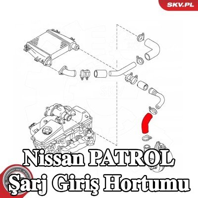 ESEN SKV Şarj giriş hortumu — Nissan Patrol