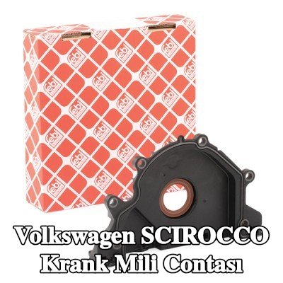 FEBI BILSTEIN Krank mili contası PTFE (politetrafloroetilen), flanş ile — Volkswagen Scirocco
