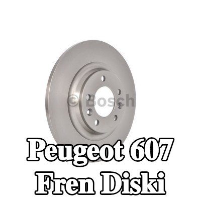 BOSCH Fren diski Dış Çap: 290mm, düz, Yağlanmış — Peugeot 607