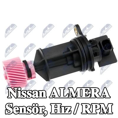 NTY Sensör, hız / RPM — Nissan Almera