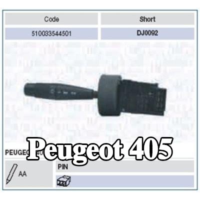 MAGNETI MARELLI مفتاح عمود التوجيه — 1990 Peugeot 405