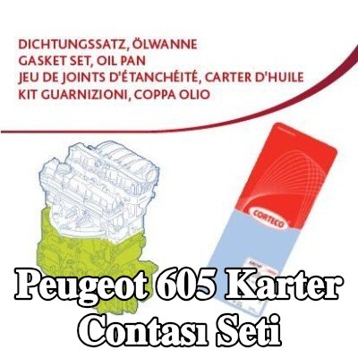 CORTECO Krank mili contalı karter conta seti — 1990 Peugeot 605