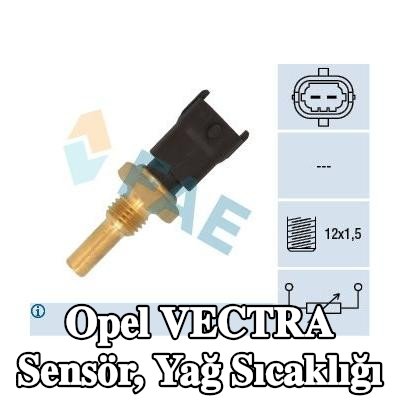 FAE Sensör, yağ sıcaklığı — 2002 Opel Vectra