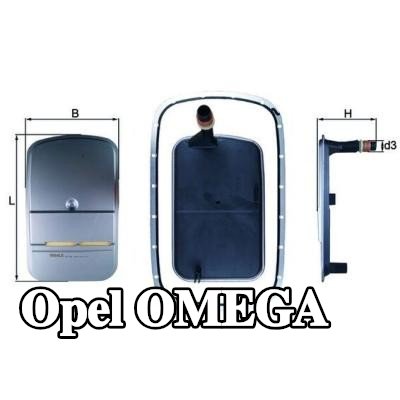 MAHLE مجموعة مرشح ناقل الحركة الأوتوماتيكي مع حشية/سداد — Opel Omega