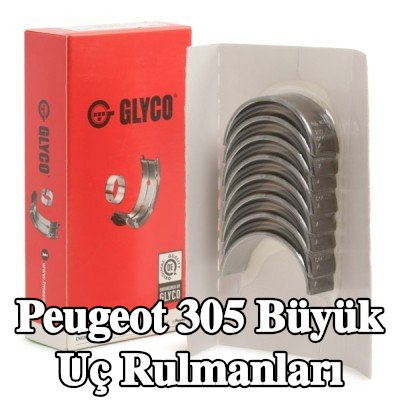 GLYCO Büyük Uç Yatakları Çelik tabanlı alüminyum alaşımı — Peugeot 305