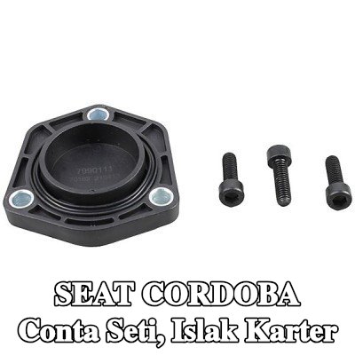 METZGER Conta seti, conta/sızdırmazlık elemanlı ıslak karter, cıvata/vida ile — SEAT Cordoba