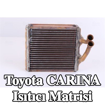 NISSENS Borulu ısıtıcı matrisi — Toyota Carina