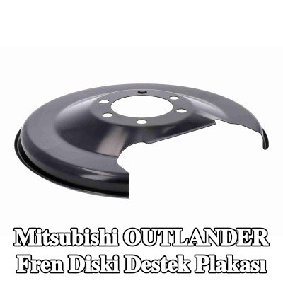 ACKOJA Fren diski destek plakası Arka Aks Sol, Arka Aks Sağ — Mitsubishi Outlander