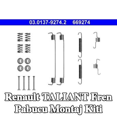 ATE Fren pabucu montaj kiti — Renault Taliant