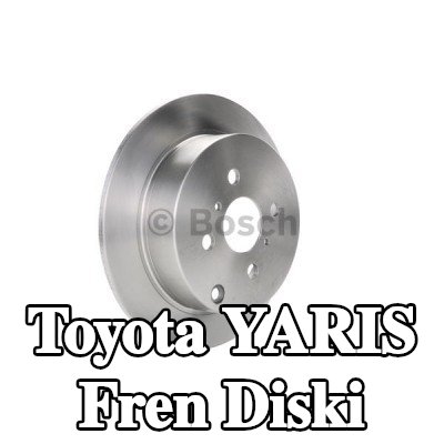 BOSCH Fren diski Dış Çap: 269mm, düz, Yağlanmış — 2000 Toyota Yaris