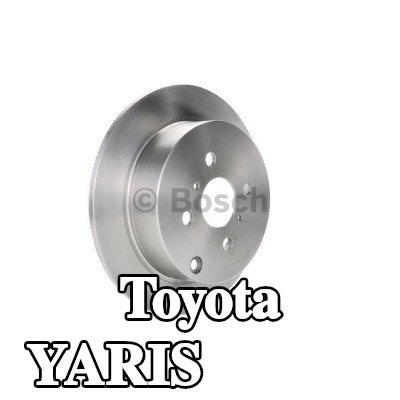 BOSCH القطر الخارجي لقرص المكابح: 269mm, صلب, مشحم — 2002 Toyota Yaris