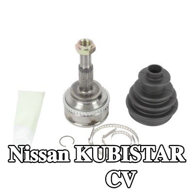 ABAKUS طقم مفصل CV جانب العجلة, مع منفاخ, مع مواد تثبيت/تركيب — Nissan Kubistar