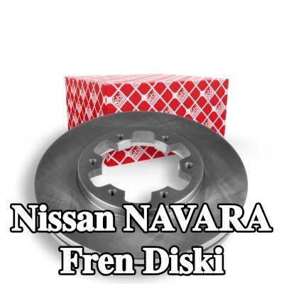 FEBI BILSTEIN Ön aks fren diski, Outer Diameter: 277mm, içten havalandırmalı, Kaplamalı — 1990 Nissan Navara