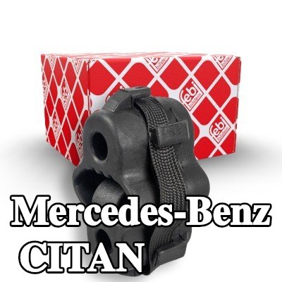 FEBI BILSTEIN حامل العادم المحور الخلفي — Mercedes-Benz Citan