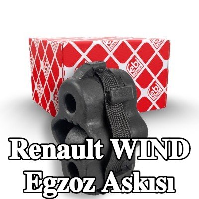 FEBI BILSTEIN Egzoz askısı Arka Aks — Renault Wind