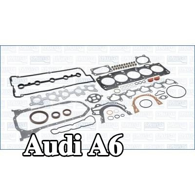 AJUSA مجموعة حشيات كاملة, محرك مزود بحشية رأس الأسطوانة, مع أختام ساق الصمام, FIBERMAX — 1997 Audi A6