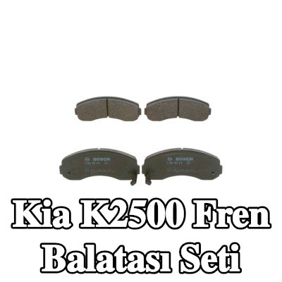 BOSCH Fren balatası seti 16mm, gıcırtı önleyici plaka ile, montaj kılavuzu ile — Kia K2500