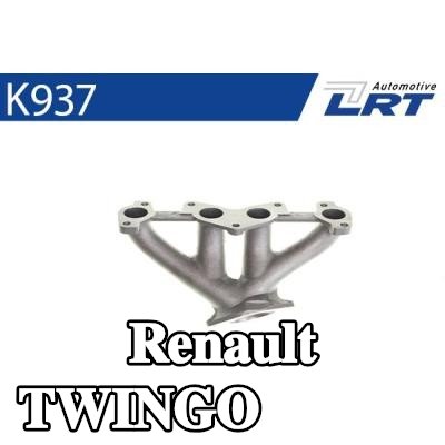 LRT مشعب العادم مع أجزاء التثبيت — 2002 Renault Twingo