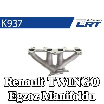 LRT Montaj parçaları ile egzoz manifoldu — 2000 Renault Twingo