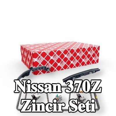 FEBI BILSTEIN Zincir gergisi içeren zamanlama zinciri kiti, kızak raylı — Nissan 370z