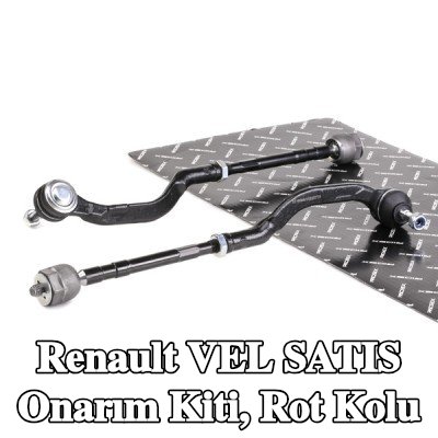 RIDEX Onarım Kiti, bağlantı çubuğu Ön Aks Sol, Ön Aks Sağ, direksiyon körüğü olmadan — Renault Vel Satis