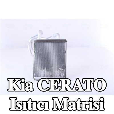 NISSENS Borulu ısıtıcı matrisi — 2004 Kia Cerato