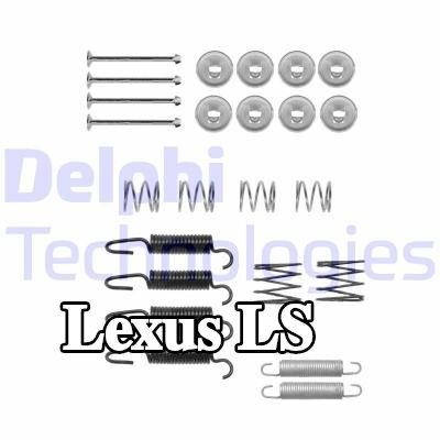 DELPHI طقم تركيب أحذية الفرامل — 1990 Lexus Ls