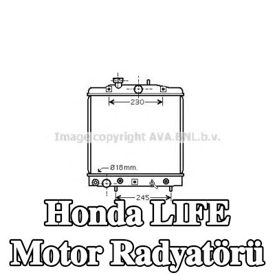 PRASCO Motor radyatörü — Honda Life