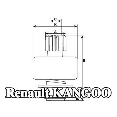 HC-Cargo المقوم، المولد — 1997 Renault Kangoo
