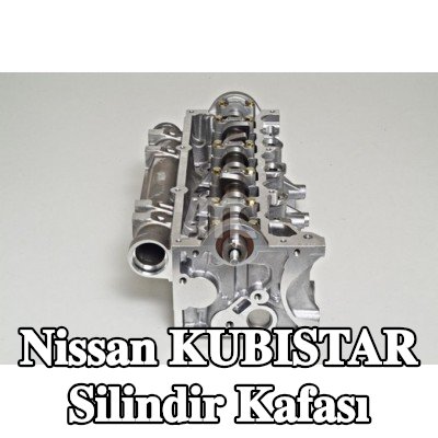 AMC Eksantrik mil(ler)i ile silindir kafası, valf yuvaları ile, valf yayları ile, valfli — Nissan Kubistar