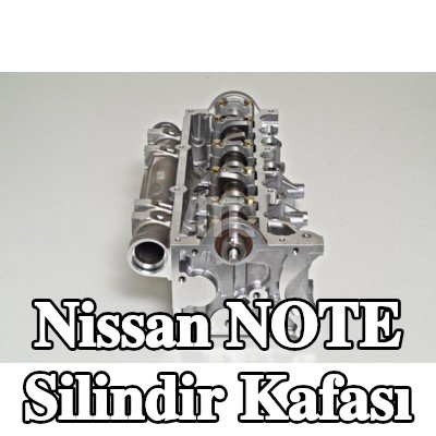 AMC Eksantrik mil(ler)i ile silindir kafası, valf yuvaları ile, valf yayları ile, valfli — 2012 Nissan Note