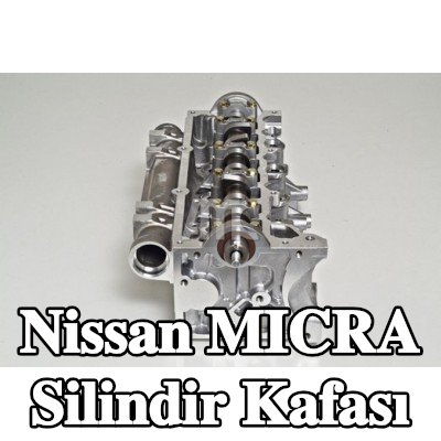 AMC Eksantrik mil(ler)i ile silindir kafası, valf yuvaları ile, valf yayları ile, valfli — 2003 Nissan Micra