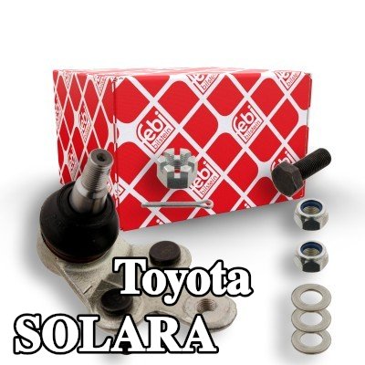 FEBI BILSTEIN وصلة كروية OE Turbo جديدة, المحور الأمامي الأيمن, السفلي, مع مواد تثبيت/تركيب — Toyota Solara