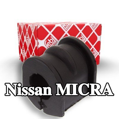 FEBI BILSTEIN جلبة قضيب مانع للانقلاب المحور الخلفي, 16mm, مطاط — 2002 Nissan Micra