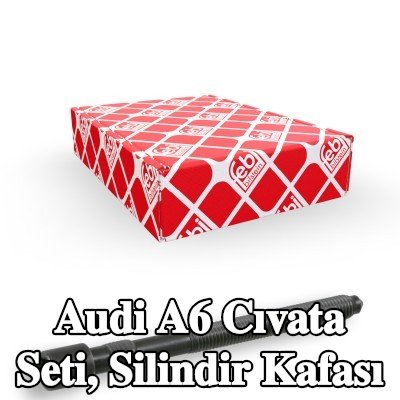 FEBI BILSTEIN Cıvata Kiti, silindir kafası 136mm — 2000 Audi A6