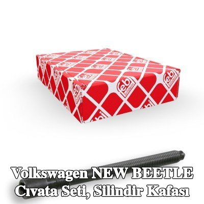 FEBI BILSTEIN Cıvata Kiti, silindir kafası 136mm — Volkswagen New Beetle