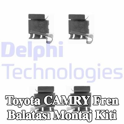 DELPHI Fren balatası montaj kiti — 2000 Toyota Camry