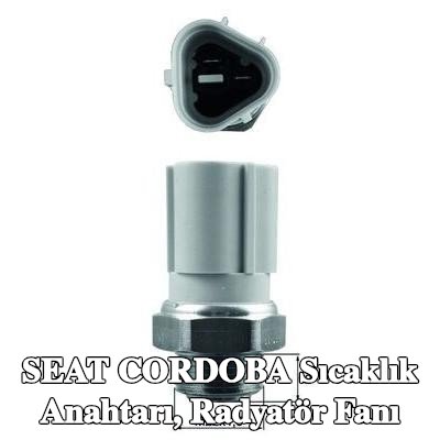 MAHLE Sıcaklık Anahtarı, conta/sızdırmazlık elemanlı radyatör fanı — SEAT Cordoba