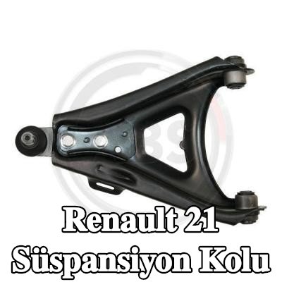 A.B.S. Çelik Süspansiyon Kolu, bilyeli mafsal ile, lastik yatağı ile — Renault 21